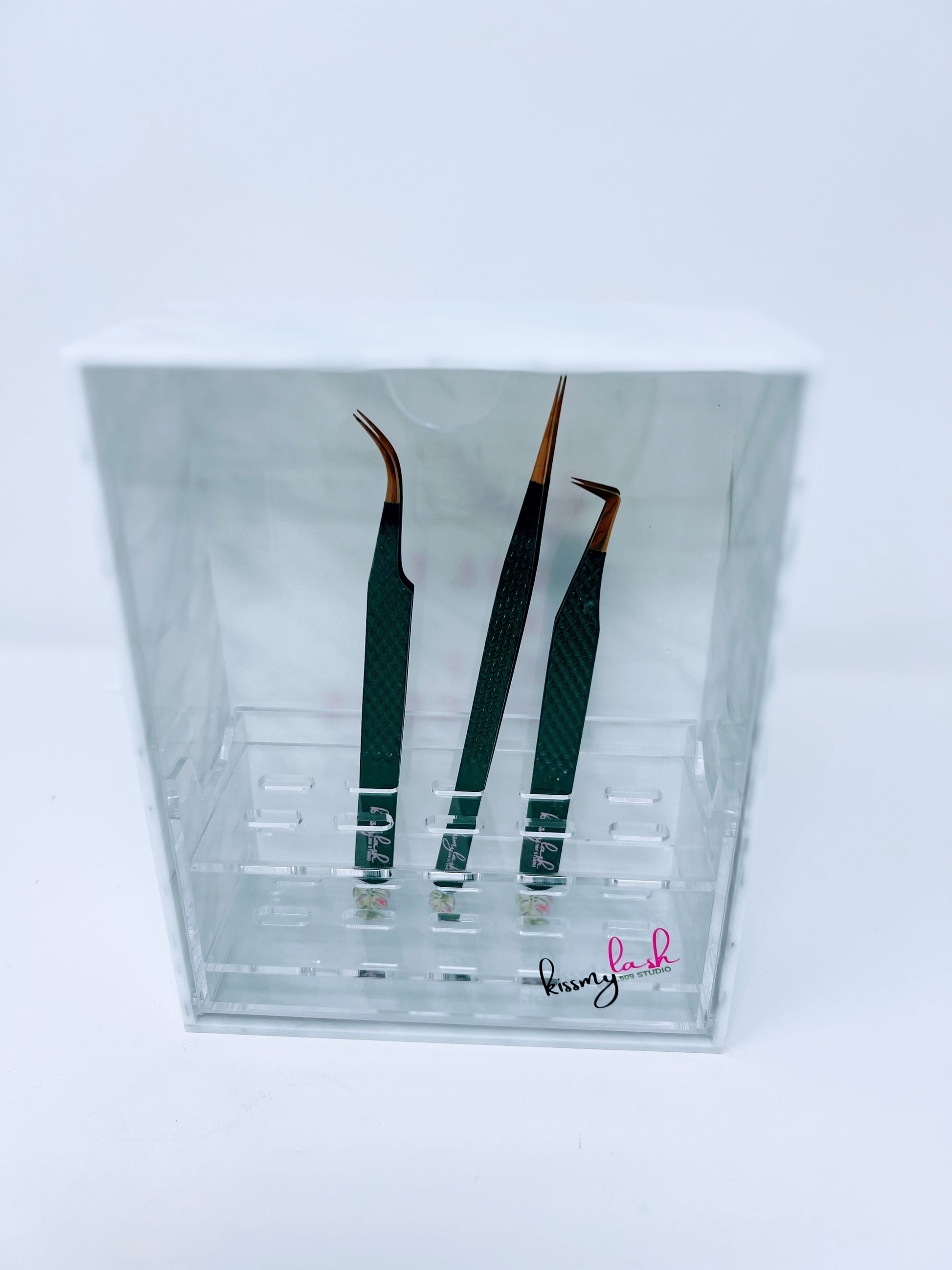 The Tweezer Hamper – Sanitizing & Display Case